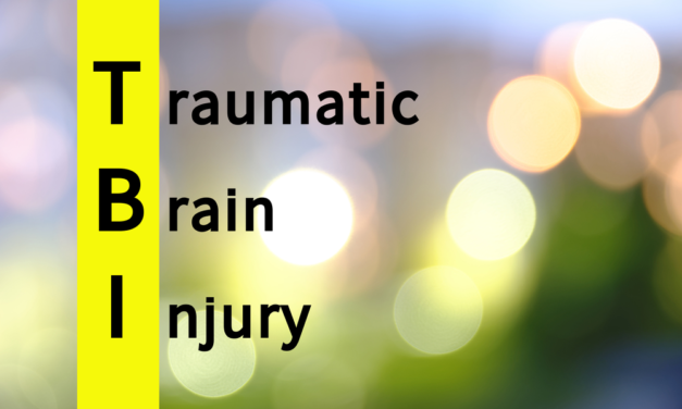 Web design photo with words "Traumatic Brain Injury"